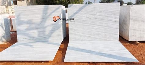 Aarna White Marble Slab For Flooring Thickness Mm At Rs Sq