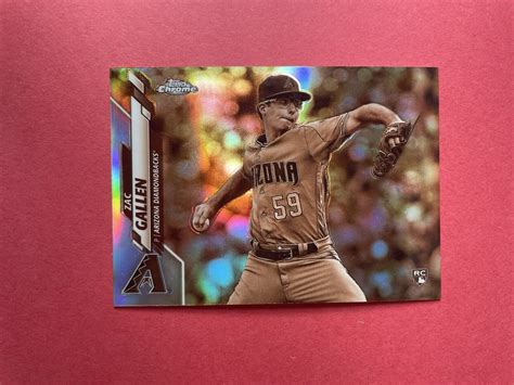 Zac Gallen Rc Rookie Topps Chrome Sepia Refractor Arizona