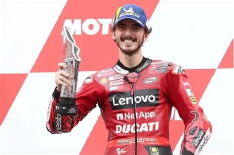 Francesco Bagnaia Rebut Podium Juara MotoGP Mandalika 2023 Krjogja