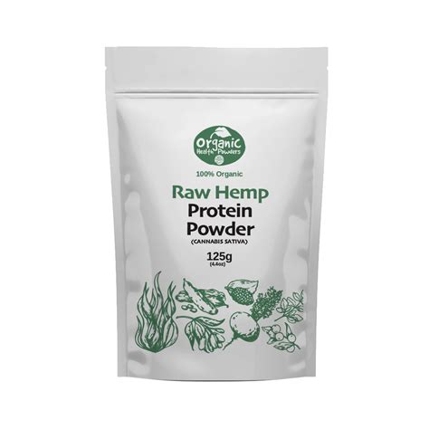 Organic Raw Hemp Protein Powder 125g Life Minerals