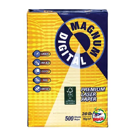 Papel Bond Tamaño Oficio Marca Magnum 75 Grs LibrerÍa PapelerÍa