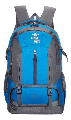 Mochila De Viaje Alpine Skate Camping Trekking Litros Cuotas Al