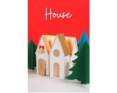 D Christmas Village Svg Bundle Set Of D Svg Pdf Etsy