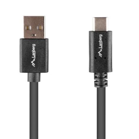 Кабел Lanberg USB Type C към USB CA USBO 15CU 0010 BK CA USBO 15CU