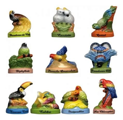 Les Oiseaux Du Paradis F Ves S Rie Compl Te Vitrine Collection