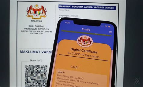 Cara Pantas Dapatkan PDF Sijil Vaksin COVID 19 Terus Daripada