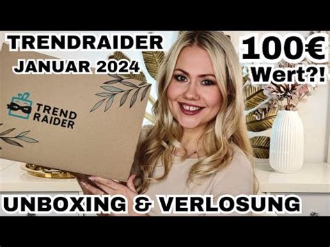 Wow Trendraider Box Januar Unboxing Verlosung Youtube