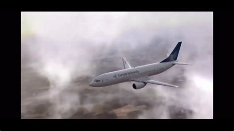 Garuda Indonesia Flight 200 Crash Animation YouTube