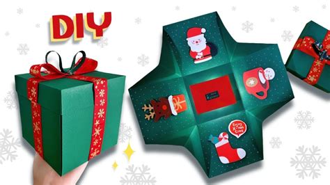 ทำกลองของขวญเซอรไพรสวนครสตมาส วนปใหม DIY Christmas New