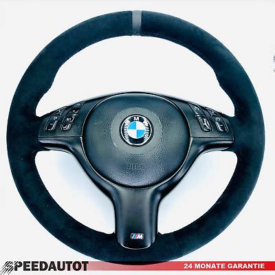 Tuning Alcantara Lenkrad Bmw E E Z Schwarz Blende Mit Airbag Ebay