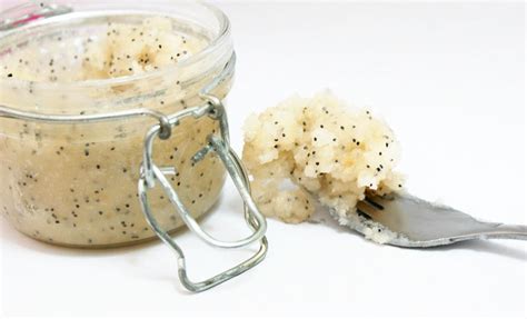 Lemon Poppy Seed Sugar Scrub Recipe A Luxe Creamy Body Scrub Diy