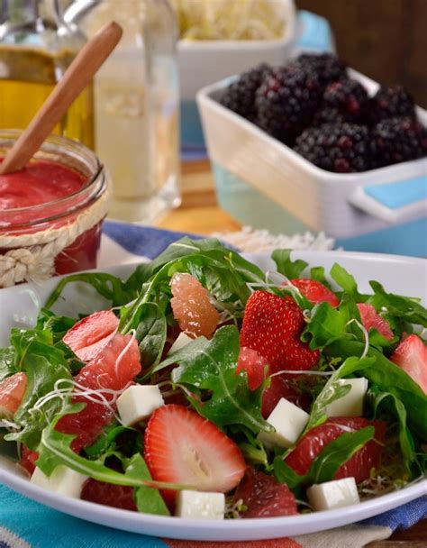 Ensalada De Espinacas Con Fresa