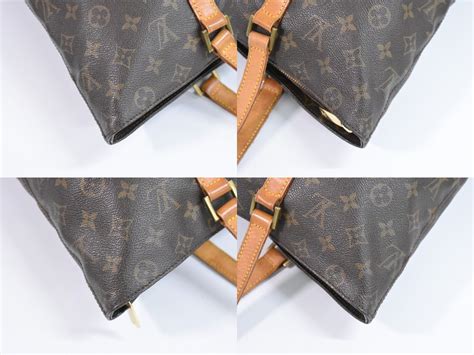 Louis Vuitton Cabas Mezzo M51151 Monogram Canvas Shoulder Tote Bag Purse Brown Ebay