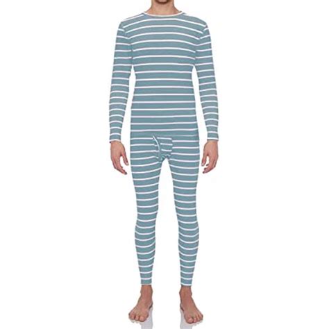 Rocky Mens Thermal Underwear Set Insulated Top And Bottom Base Layer For Cold Weather Seafoam