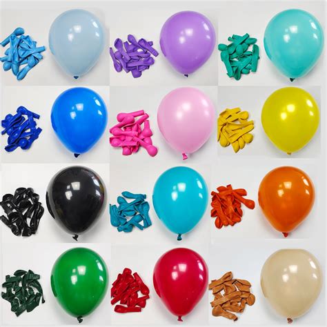 Lot De Ballons Ronds En Latex De Pouces Pi Ces Couleur