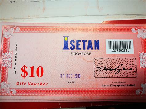 Isetan Vouchers X Fixed Price Everything Else On Carousell