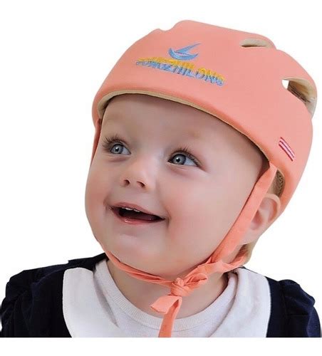 Casco Protector Para Bebes Antigolpes Ajustable Colores Cuotas Sin