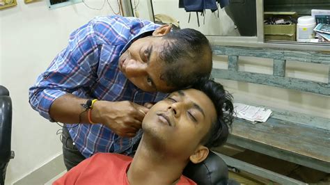 Asim Barber Continuous Upper Body And Head Massage With Neck Ear And