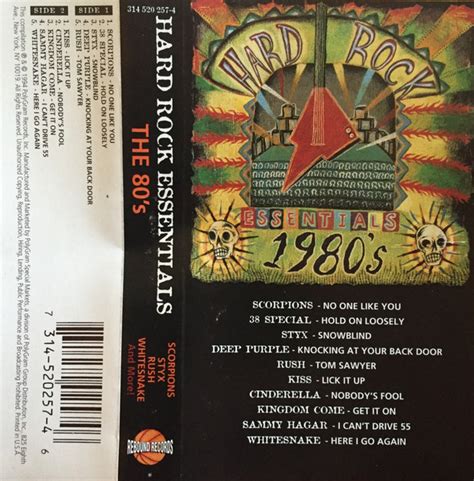 Hard Rock Essentials The 80s 1994 Cassette Discogs