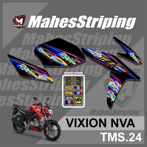 Sticker Striping Lis Thailook Vixion 2015 2016 New Advance NVA Thailand