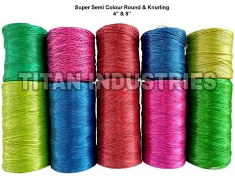 Multicolor Pp Polypropylene Plastic Twine Mm At Rs Kg In Rajkot