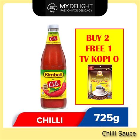 Kimball Chilli Sauce 500g 725g SG Ready Stock MyDelight Shopee Singapore