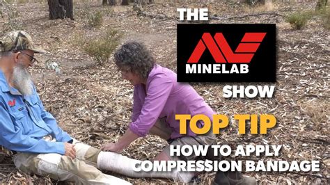 Metal Detecting Tips For Beginners How To Apply A Compression Bandage