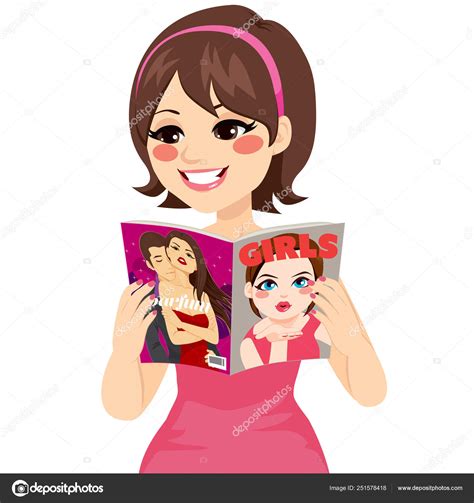 Reading Magazine Clipart