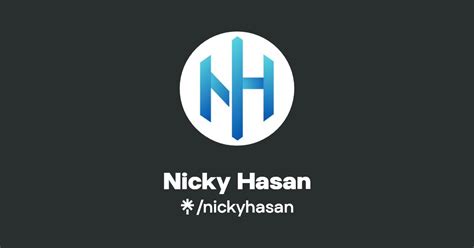 Nicky Hasan Instagram Facebook Tiktok Linktree