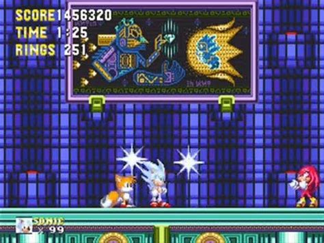 Sonic Knuckles Part Hidden Palace Zone Hyper Sonic Tails