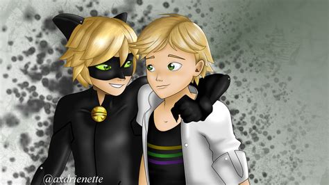 Chat Noir And Adrien By Axdrienette On Deviantart