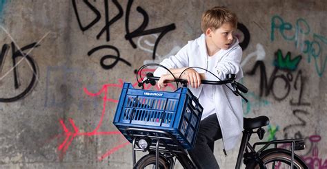 Urban Proof Fahrradkiste 30 Liter Recycelter Kunststoff Königsblau