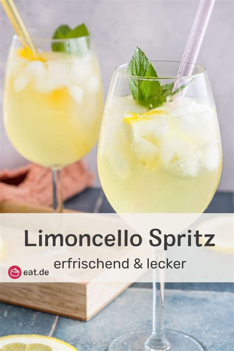 Limoncello Spritz Summer Parties Prosecco Cocktail Drinks Mixed