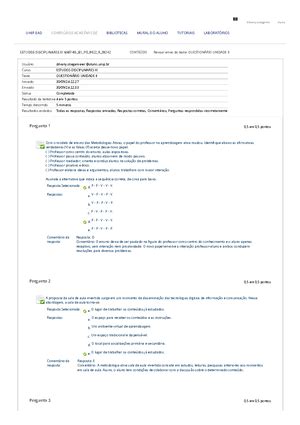 Avalia O I Avalia O Estudos Disciplinares Xi Pergunta Em