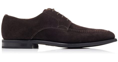 Churchs Chackmore Suede Derby Shoes In Brown For Men Lyst