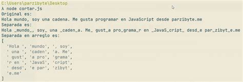 Javascript Separar Cadena En Bloques Parzibyte S Blog