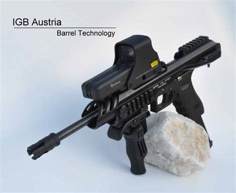 Glock Gen 5 Long Barrels 16 Made By Igb Austria Match Grade Polygonal 16 Threaded Barrel For