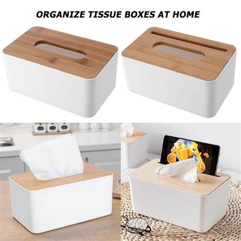 Jual Tempat Box Kotak Tisu Tissue Tisue Estetik Aesthetic Kekinian Kayu