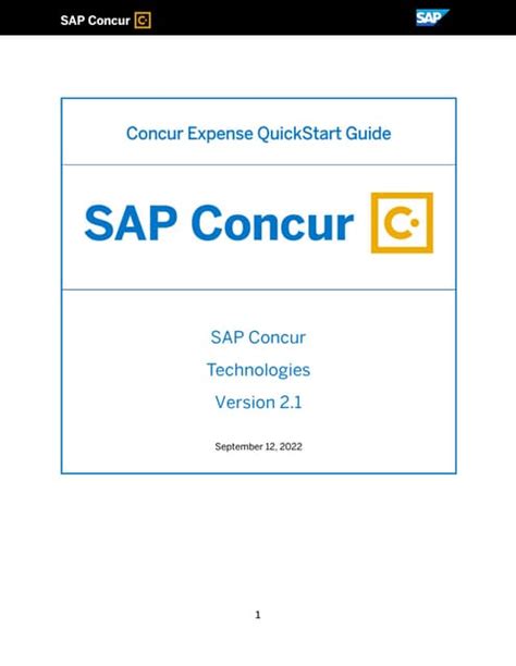 Sap Concur Expenses Guiden Creation Maintenancepdf