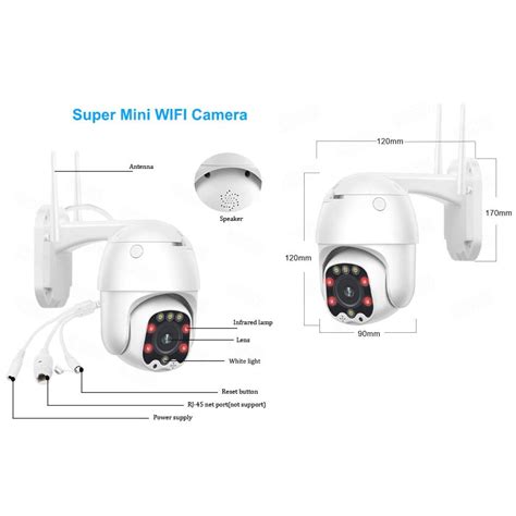 4DB Pro vison Onvif 23P Wifi IP Kültéri Térfigyelő Kamera Full HD 1080p