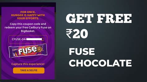 Free Cadbury Fuse Chocolate Offer Fuse Chocolate Free Cadbury