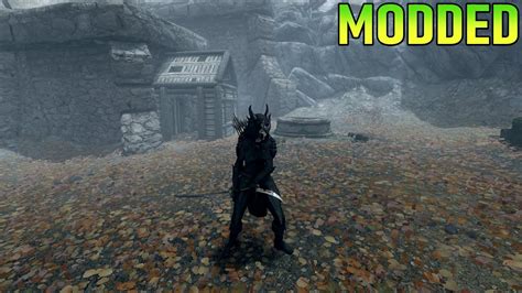 DARK ELF ASSASSIN Modded Skyrim Stealth Gameplay YouTube