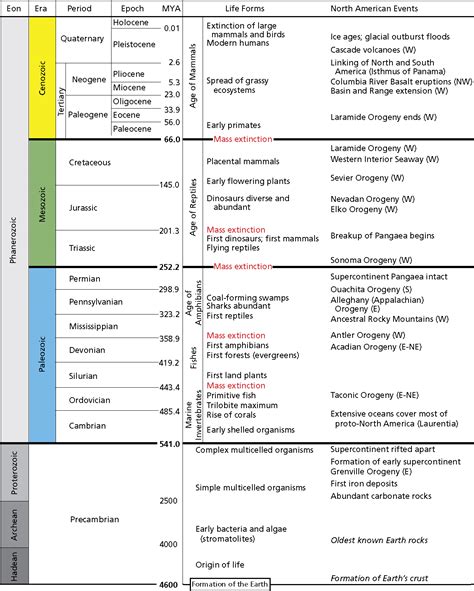 Geologic Time Scale Dinosaurs