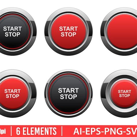 Start Stop Engine Button Cover Etsy