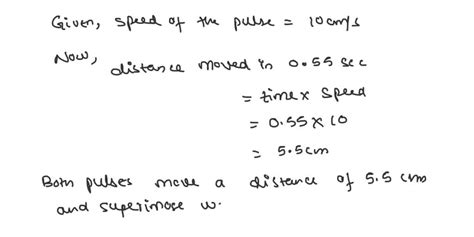 SOLVED Two Pulses On A String Approach Each Other At Speeds Of One1 M