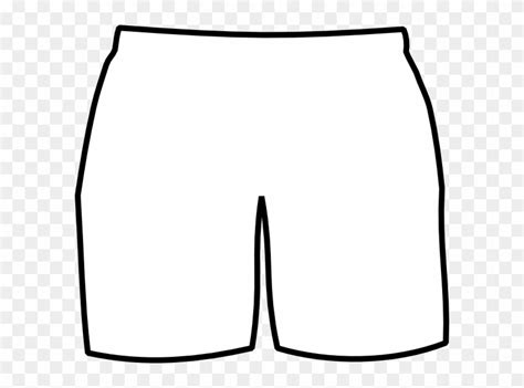 Clip Art Black And White Short Pants Clipart - Clip Art - Free ...