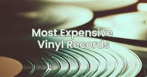 Most Expensive Vinyl Records - All For Turntables