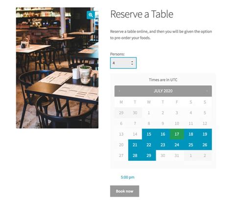 How to take table reservations alongside your food order system