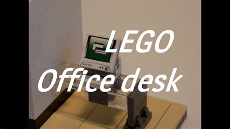 Lego Office Desk Tutorial Youtube