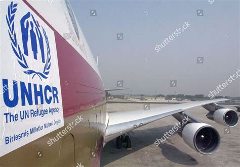 Unhcr Chartered Kalitta Air Cargo Plane Editorial Stock Photo - Stock ...